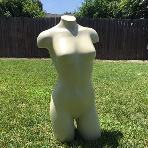 Clothing display mannequin.